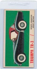 1961 Topps Sports Cars #41 Triumph TR-3 VG *DA-OS286