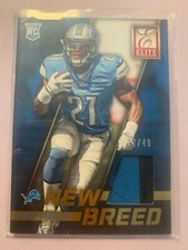 A5841 - 2015 Donruss Elite Inserts New Breed Jerseys #NBAA Ameer Abdullah/49