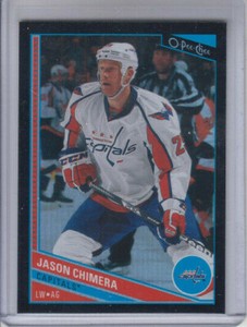 13/14 OPC Washington Capitals Jason Chimera Black Rainbow card #75 Ltd #19/100
