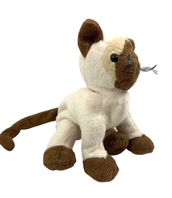 Ganz Webkinz Siamese Cat Plush Toy Stuffed Animal No Code HM160 Collectible Gift - Image 1 of 4