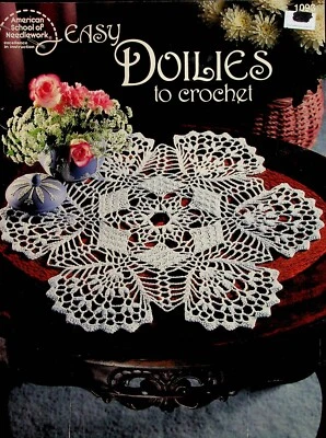 Easy Doilies Crochet Patterns By American School Of Needlework - Image 1 of 4