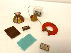 Lot d'accessoires maisons de poupée miniatures Vintages