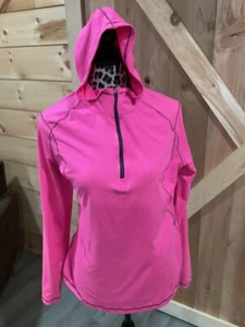 Womens Hind Large long sleeve hooded 1/2 zip athletic hoodie - Picture 1 of 4