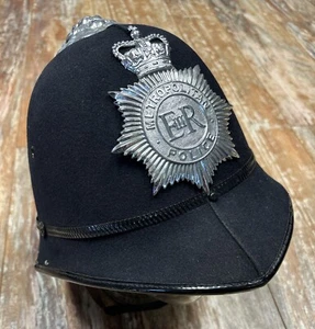 Vintage British Metropolitan Police Bobby Helmet Obsolete Retired WWII Era? - Picture 1 of 9