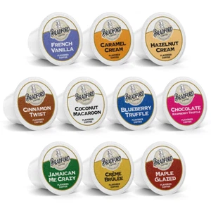 100Ct Flavored Variety Pack for Keurig K-Cups®, 10 Assorted Flavored Single Cups - Picture 1 of 6
