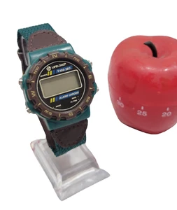 Lifelong Alarm Chrono Digital Watch Adventure 1/100 Sec. Green Brown - Picture 1 of 1