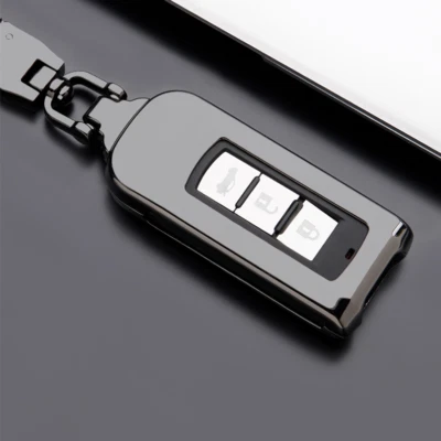 Liga de zinco + controle remoto TPU chaveiro de carro capa acessórios para Mitsubishi ASX RVR - Imagem 1 de 4