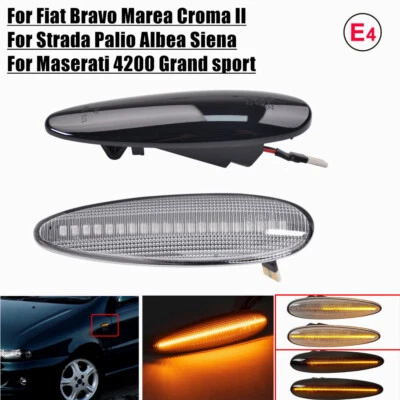 Luz marcadora lateral dinámica LED para Maserati 4200 cupé/spyder Grand sport 2 piezas Foto 1 de 3