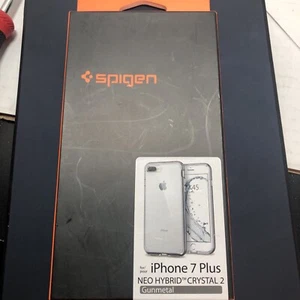 Spigen neo hybrid phone case for iPhone 7 plus gunmetal - Picture 1 of 2