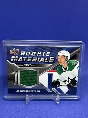 2020-21 Upper Deck Hockey Jason Robertson Rookie materials Jersey RC - Image 1 of 2