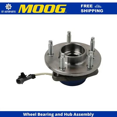 Conjunto de cojinete de rueda y buje delantero MOOG 1997-2005 para Cadillac DeVille 1997-2005 Foto 1 de 4
