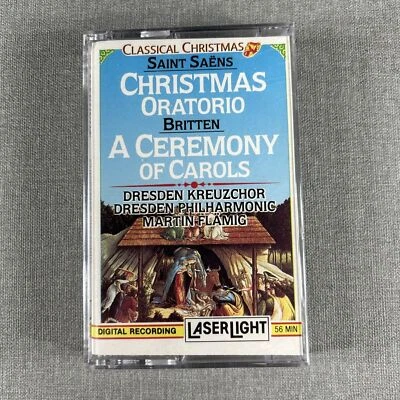 Christmas Oratorio Britten ~ Ceremony of Carols Audio Cassette - NEW Sealed Foto 1 de 4