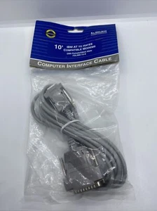 10’  IBM AT to Hayes Modem Cable DB9 Female/DB25 Male - F2L088-10-E - Picture 1 of 4