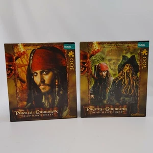 PIRATES OF CARIBBEAN Jigsaw Puzzles 300pc. JACK SPARROW & CONFRONTATION Disney - Picture 1 of 4