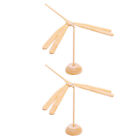 2 Pcs Kinder Fliegendes Spielzeug Libellen-Balance-Spielzeug Bambus-Libelle