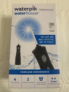 Waterpik Water Flosser Inalámbrico Plus Modelo WP-462W Nuevo Negro 4 Puntas Carga USB - Imagen 1 de 6
