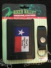 Cow Leather Dont Mess With Texas Motorcycle Biker Chain Wallet Inside Zipper