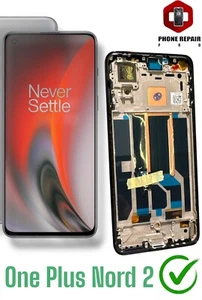 Do One Plus Nord2 DN2103 Wyświetlacz Ekran dotykowy Ekran z ramką Komplet✅ - Zdjęcie 1 z 3