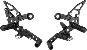 Driven TT Rearsets Black #DRP-702-BK for Honda MSX125 Grom 125 2013-2015 - Picture 1 of 1