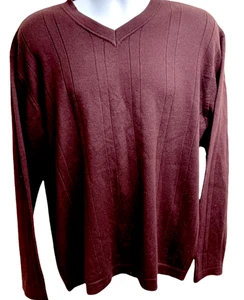 Vintage Banana Republic Herren Pullover Gr. L Braun Merinowolle Preppy Academia - Bild 1 von 4