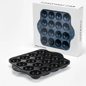 NEW Takoyaki Nonstick Grill Pan Cooking Plate Round Pancake Puffs Octopus Ball  - Picture 1 of 9