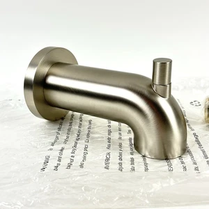 Delta RP73371 Trinsic Tub Spout Pull-Up Diverter Faucet - Stainless Steel Finish - Picture 1 of 10