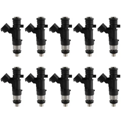 10x Fuel Injectors For 2017 2018 2019 Ford F-550 Super Duty V10 6.8L GAS - Изображение 1 из 4