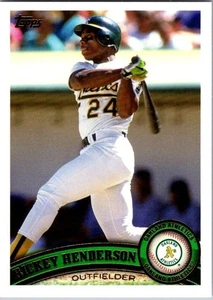 2021 Topps Archives - 2011 Topps Rickey Henderson #279 - Picture 1 of 2