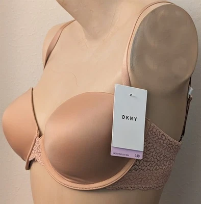 DKNY 4049 Seamless Convertible Strapless UW Bra - Nude - 34D - Image 1 of 4