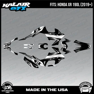 Graphics Kit for  Honda XR190L (2019+) Evader - WHITE - Picture 1 of 4
