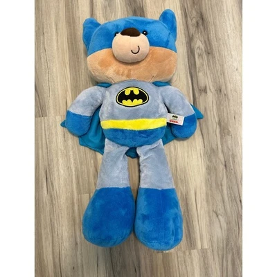 "Disfraz de oso de peluche de Batman azul difuso Gund Jumbo 25"" oso grande" Foto 1 de 4