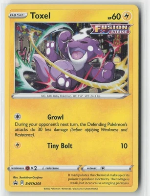 Pokemon - Toxel - Promo SWSH: Sword & Shield Promo Cards SWSH209 LP - Image 1 of 2