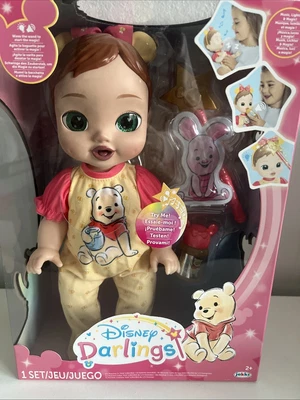 New Disney Darlings Deluxe Doll Pooh  Toy Girls Kids Gift Touch & Motion Wand - Image 1 of 4
