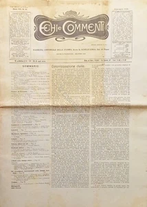 Weltdruckschau Achille Loria - Echos und Kommentare Nr. 13 - 1926 - Bild 1 von 1
