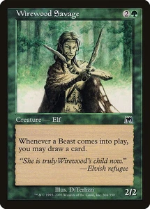 (2x) WIREWOOD SAVAGE - Onslaught – MTG Magic the Gathering Card - Common - Picture 1 of 5