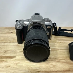 Nikon N75 Film Camera w/ Nikon AF Nikkor 28-80mm 1:3.3-5.6G Lens + Straps - Picture 1 of 8