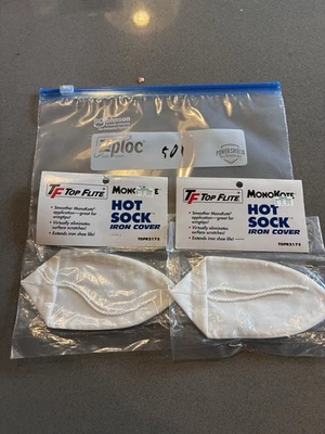 501. Par de calcetines calientes de hierro monokote de vuelo superior para avión Balsa R/C modelo Foto 1 de 4