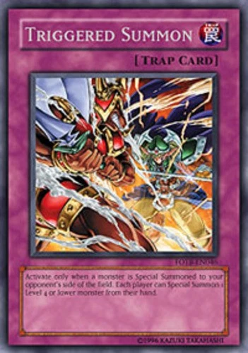 Triggered Summon - FOTB-EN046 - Rare - Unlimited Edition - Moderately Played - Image 1 of 1