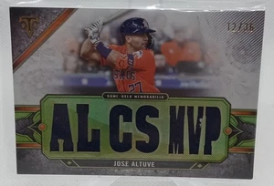 2024 Topps Triple Hilos - Triple Hilo Reliquias José Altuve #TTR-JOA4/36  - Imagen 1 de 2
