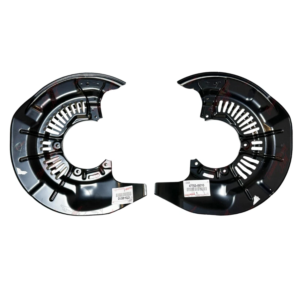 Toyota OEM Front Brake Dust Shield Set 47703 47704 for Fits 2011-2019 Highlander - Image 1 of 1