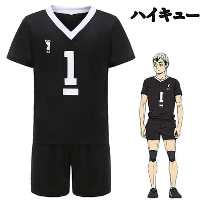 Haikyuu Miya Atsumu Inarizaki High School Volleyball NO.1 Sportswear New Arrive - Image 1 of 4