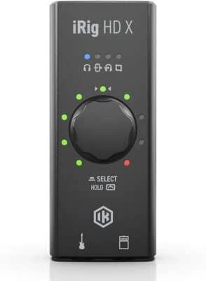 IK Multimedia iRig HD X next-level guitar interface for iOS and Mac/PC