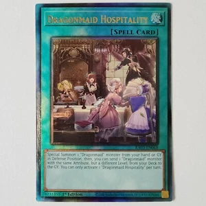 Dragonmaid Hospitality (PUR) - RA03-EN068 - NM - Ultimate Rare - 1st ed - Yugioh - Imagen 1 de 2