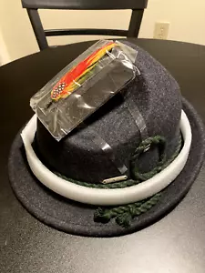 BAVARIA TRACHTEN Sombrero Hombre Fieltro Gris, Talla US 7 5/8 EU 61 - Imagen 1 de 4