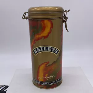 Vintage Baileys The Original Round Tin Can Container Locking Lid 1995 Ireland - Picture 1 of 8