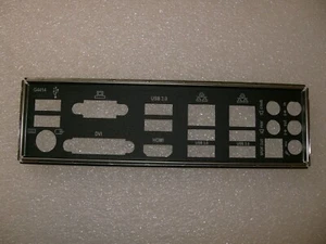 ATX Blende, I/O Shield, für Gigabyte GA-Z97X-UD5H (12AIO-C4A414-41R) - Afbeelding 1 van 2