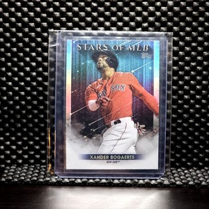 Xander Bogaerts Foil Insert 2022 Topps Baseball Series Two Red Sox