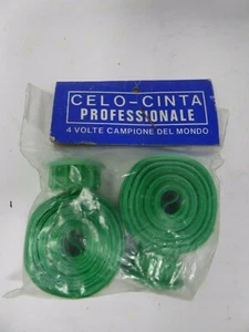 Cinta de barra verde suave vintage de lote antiguo clásica Celo Cinta Pro 4 barras Cinelli 3TTT C - Imagen 1 de 3