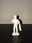 Marx Air Force Ground Crew with Ammo 54mm.  Light Gray Plastic - Raised Base