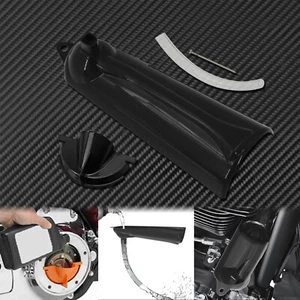 Primary Case + Transmission Crankcase Fill Oil Funnel Set Black Fit For Softail - Picture 1 of 5